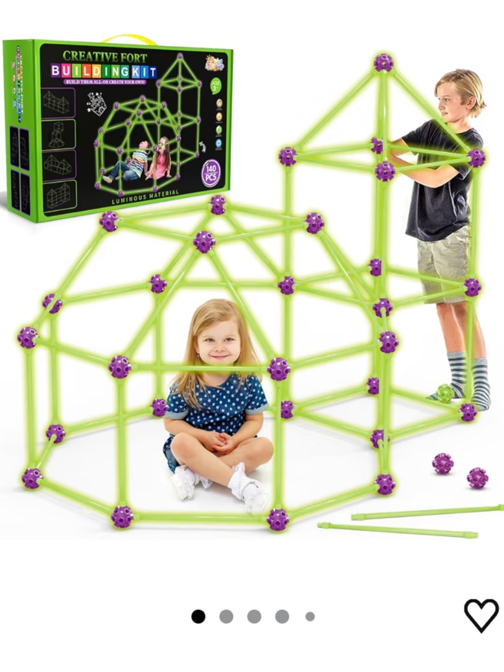 STEM Creative Fort Building Kit for Kids